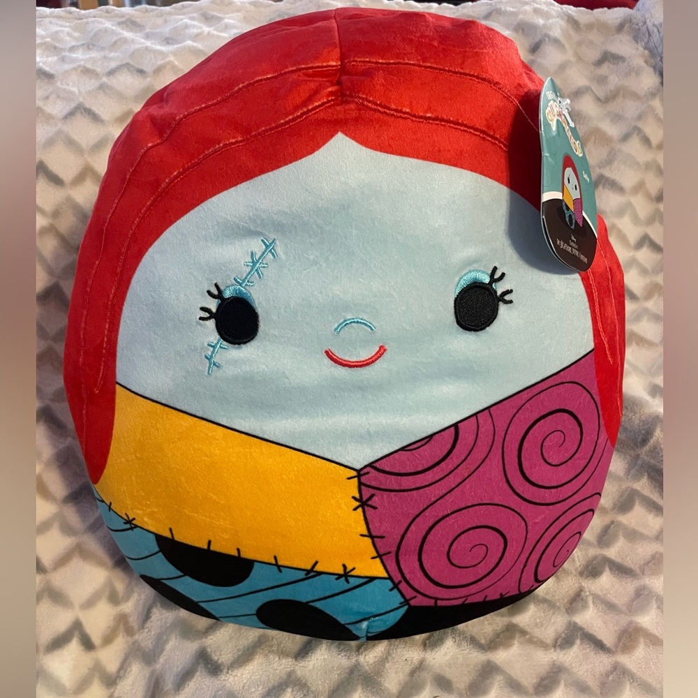 Squishmallows plush toy character Sally from The Nightmare Before Christmas